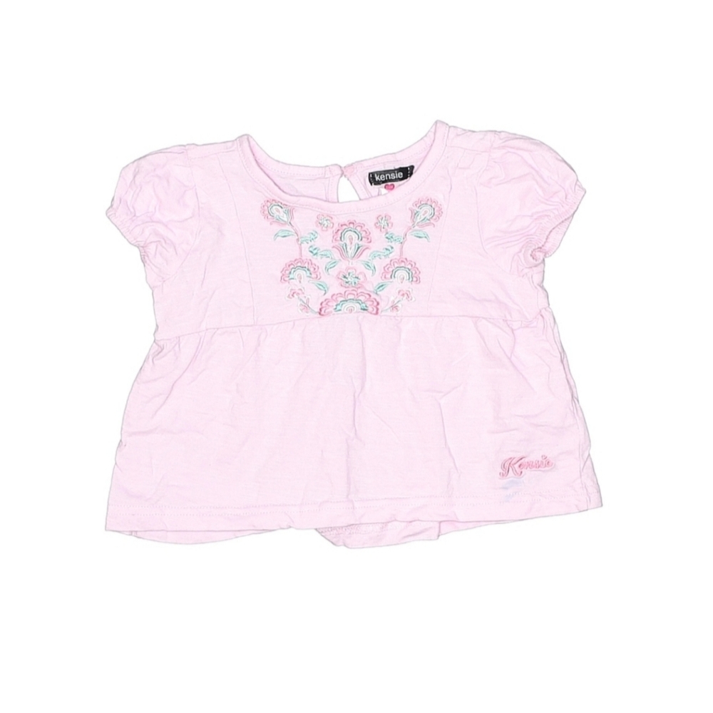24 MTH Light Pink Short Sleeve Top